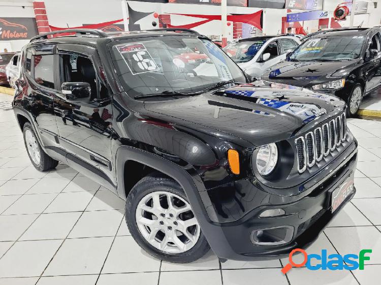 JEEP RENEGADE LONGITUDE 1.8 4X2 FLEX 16V AUT. PRETO 2016 1.8