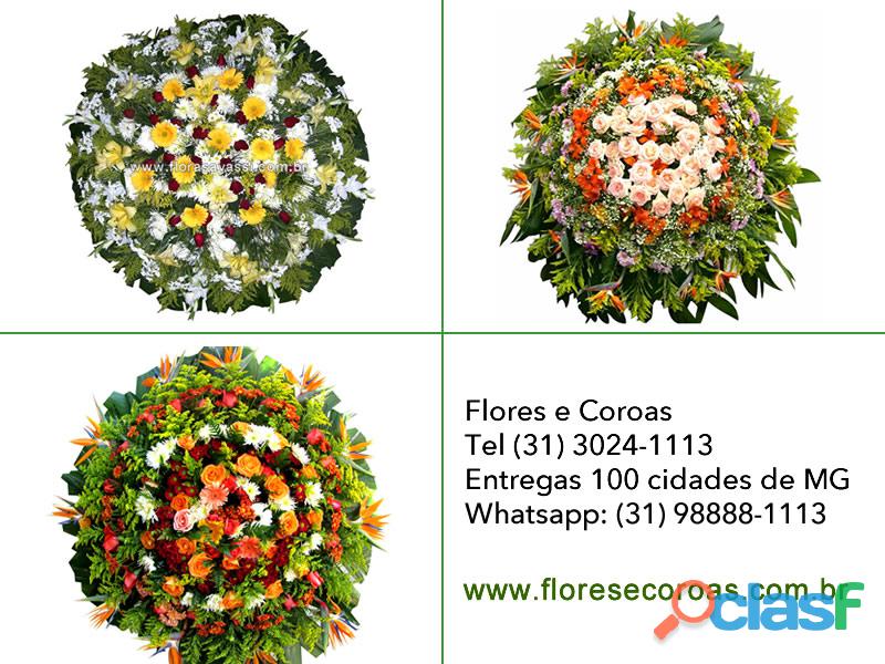 Esmeraldas MG floricultura coroas para Funeral Itabirito