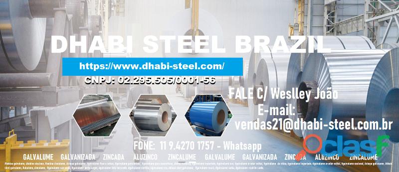 Bobina Galvalume 0,40mm x 1200mm com Dhabi Steel