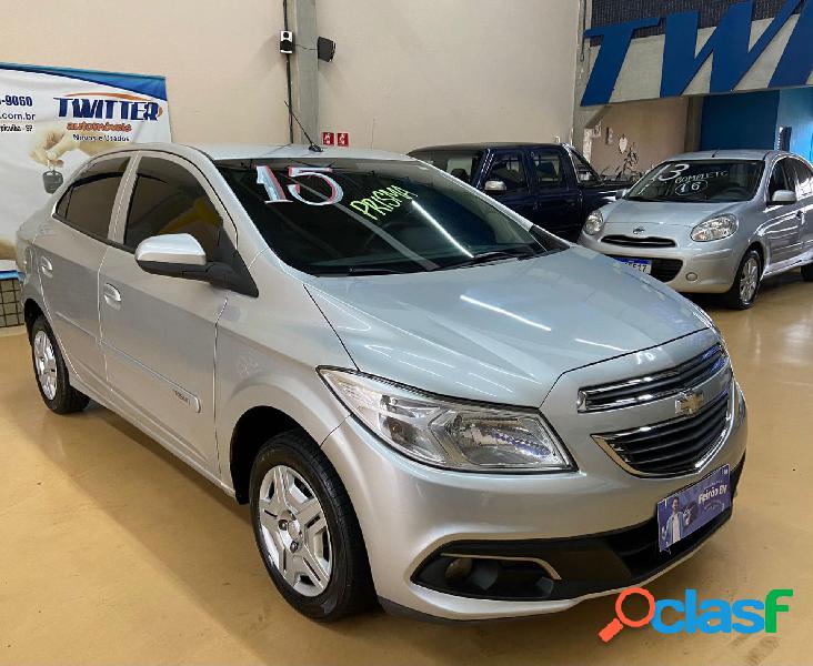 CHEVROLET PRISMA SED. LT 1.0 8V FLEXPOWER 4P PRATA 2015 1.0