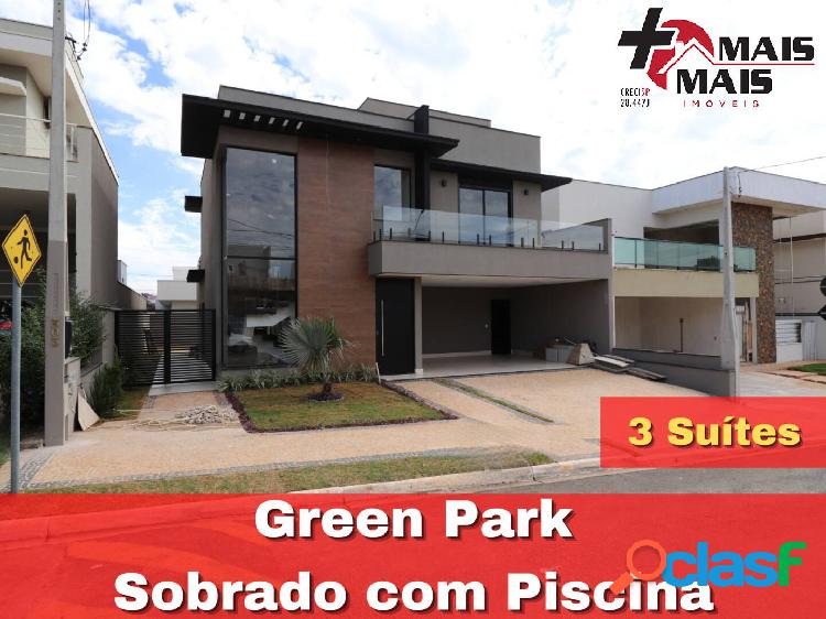 Condomínio Green Park, 3 suítes, piscina, área gourmet