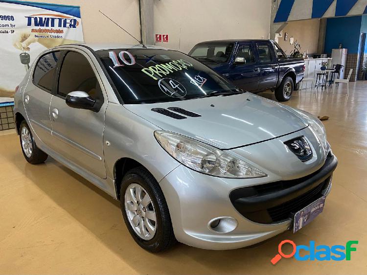 PEUGEOT 207 XR SPORT 1.4 FLEX 8V 5P PRATA 2010 1.4 FLEX