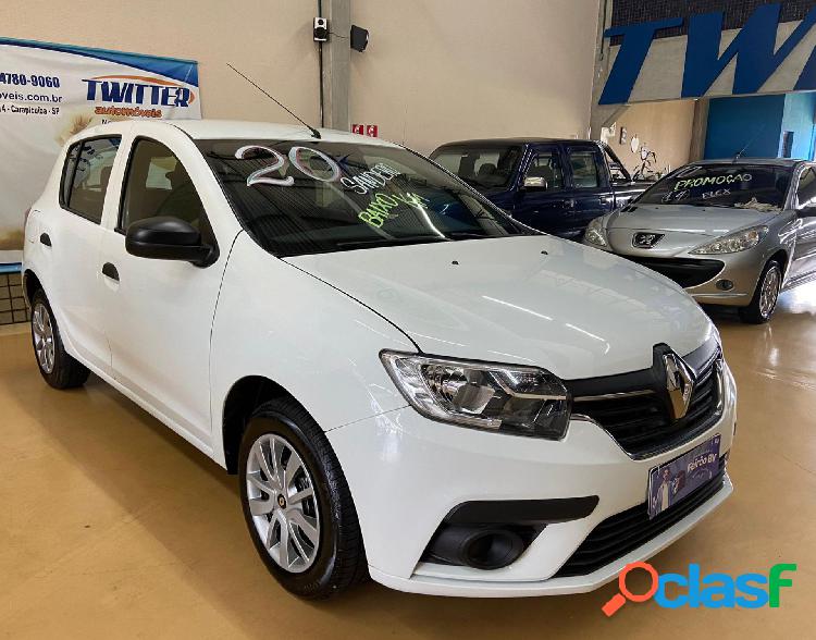 RENAULT SANDERO LIFE FLEX 1.0 12V 5P MEC. BRANCO 2020 1.0