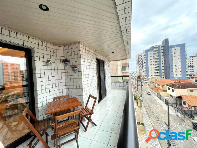 Apartamento de 2 dormitórios vista mar na Guilhermina