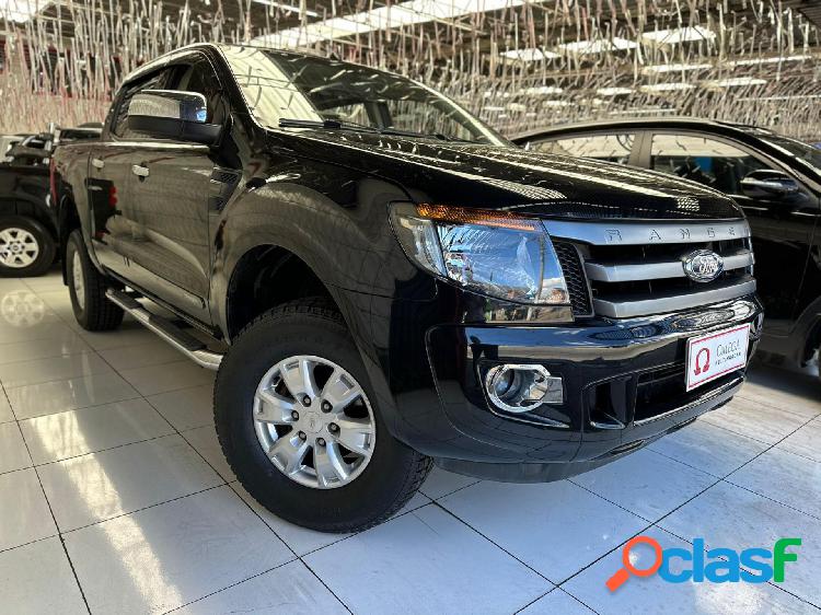 FORD RANGER XLS 2.5 16V 4X2 CD FLEX PRETO 2013 2.5 FLEX