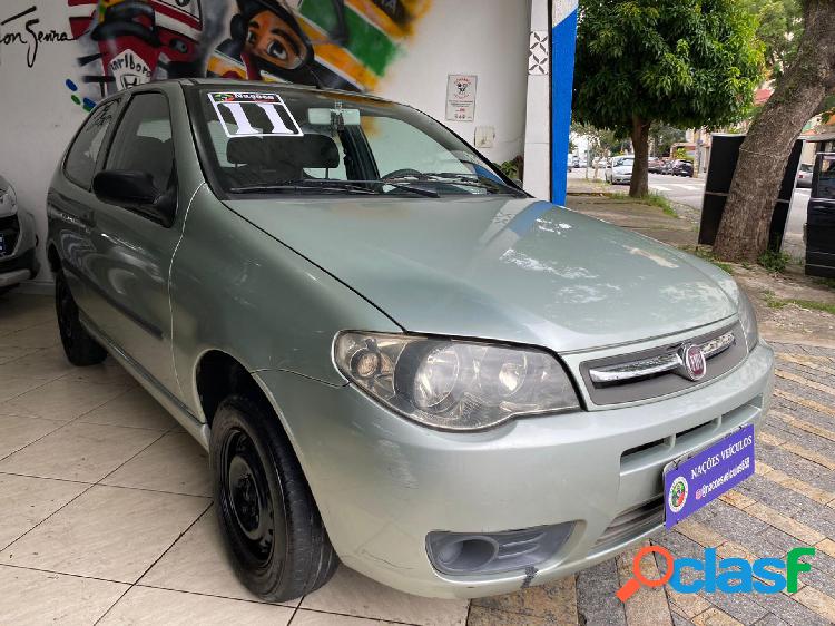 FIAT PALIO 1.0 ECONOMY FIRE FLEX 8V 2P VERDE 2011 1.0 FLEX