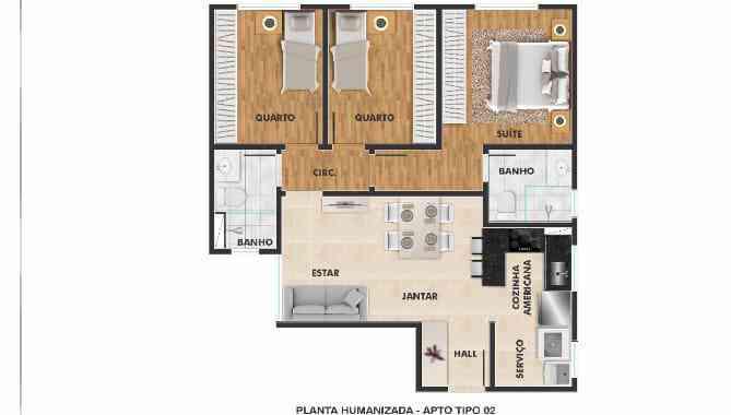 Apartamento, Letícia