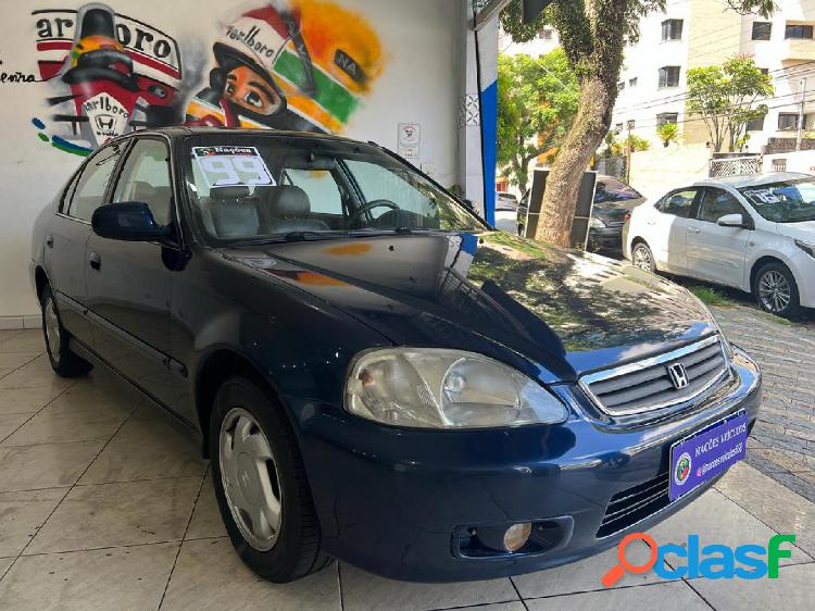 HONDA CIVIC SEDAN EX 1.6 16V AUT. 4P (NACION.) AZUL 1999 1.6