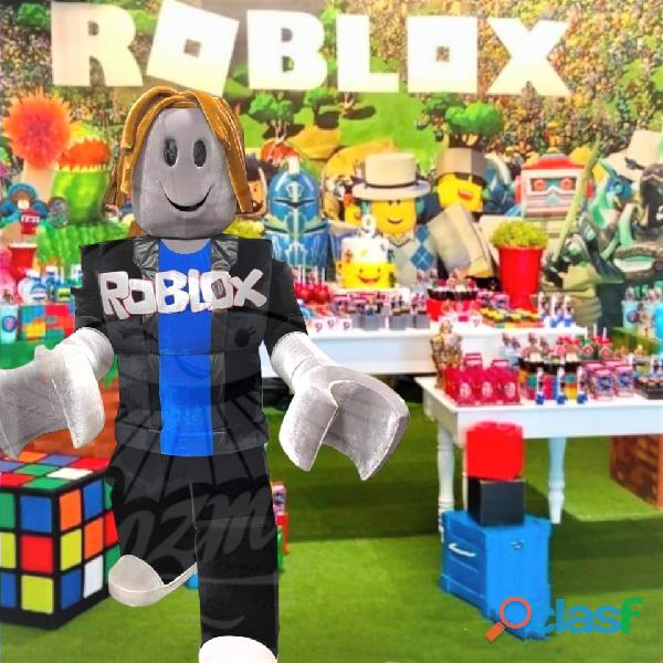 Personagem vivo Roblox festa infantil