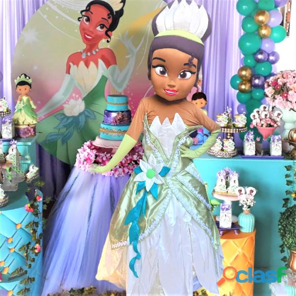 Tiana princesa personagens vivos cover princesas