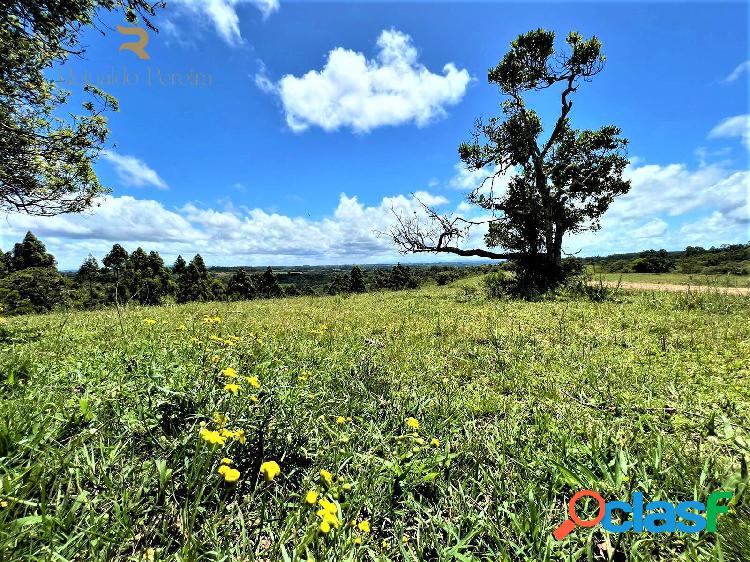 Sítios de 1 hectare em condomínio fechado.