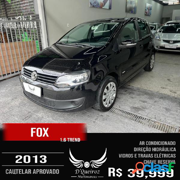 VOLKSWAGEN FOX 1.6 MI TOTAL FLEX 8V 5P PRETO 2013 1.6 FLEX