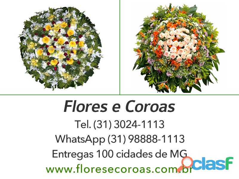 Coroa de flores Itabira MG floricultura venda coroas de