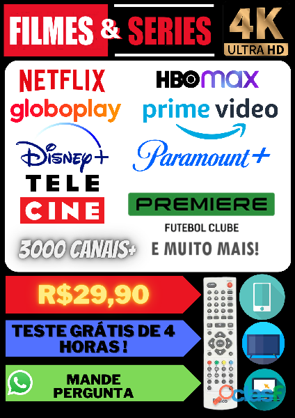 Lista premium 2023 filmes e séries para smarts tvs