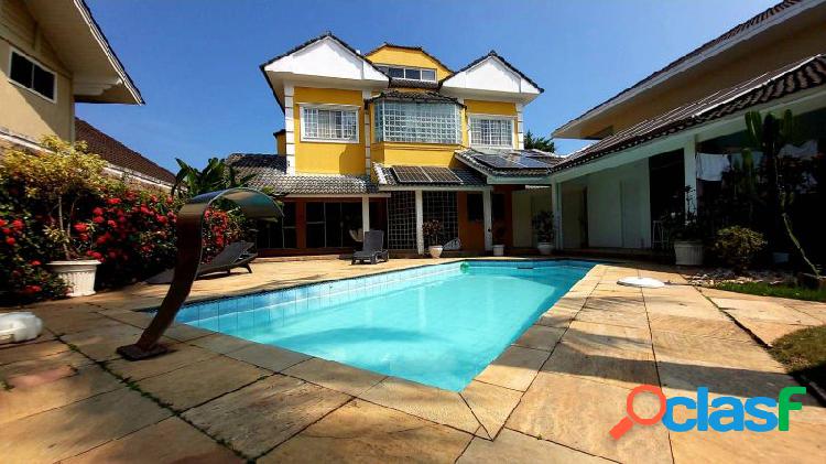 Casa para locação na Barra da Tijuca com 5 suítes