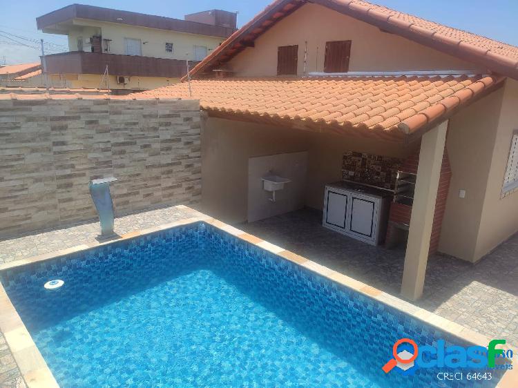 LINDA CASA NOVA C/ PISCINA E ÁREA GOURMET- LADO PRAIA- 2