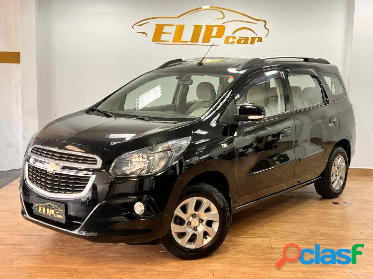 CHEVROLET SPIN LTZ 1.8 8V ECONO.FLEX 5P AUT. PRETO 2014 1.8