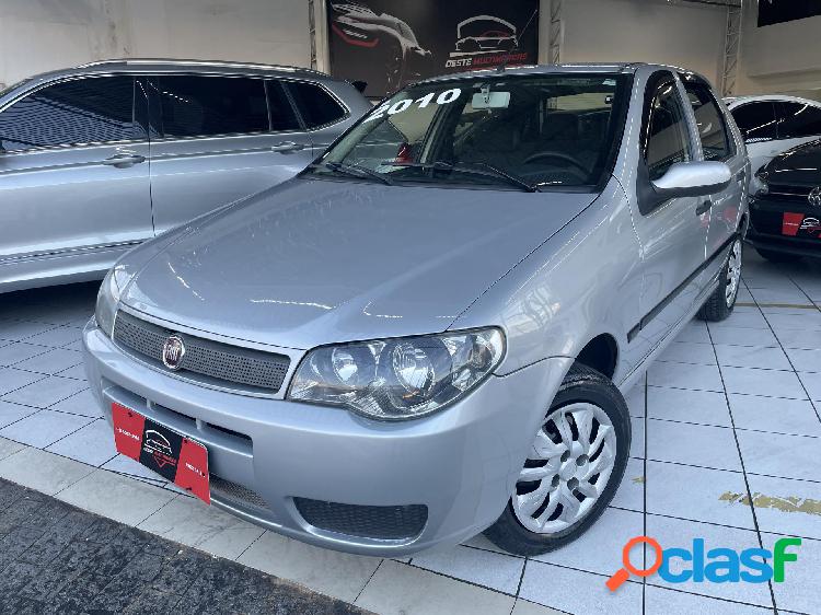 FIAT PALIO 1.0 ECONOMY FIRE FLEX 8V 4P PRATA 2010 1.0 FLEX