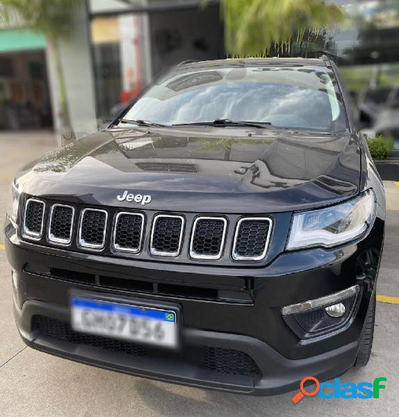 JEEP COMPASS LONGITUDE 2.0 4X2 FLEX 16V AUT. PRETO 2019 2.0