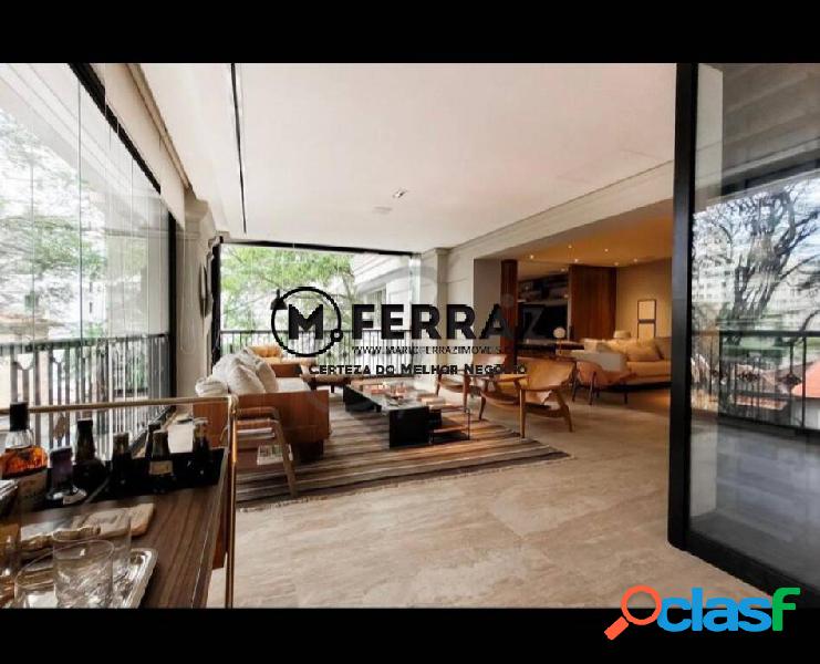 Apartamento raridade nos Jardins – 435m², 4 suítes e 5