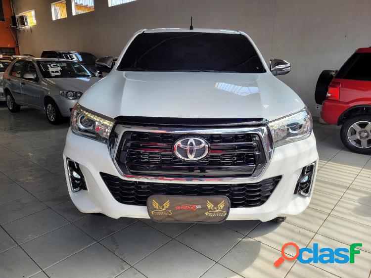 TOYOTA HILUX CD SRV 4X4 2.7 FLEX 16V AUT. BRANCO 2019 2.8