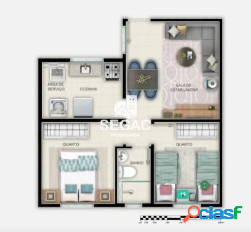 Apartamento 02 quartos a venda próximo ao centro de Betim