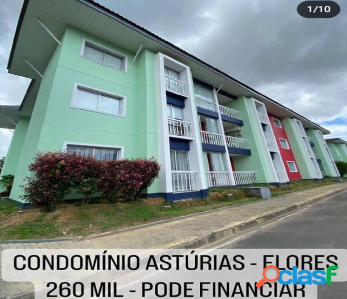 Apartamento com 02 quarto no Condomínio ASTURIAS