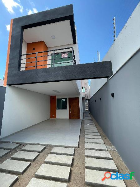 Atenção!!! Casa Duplex com fachada moderna 3/4