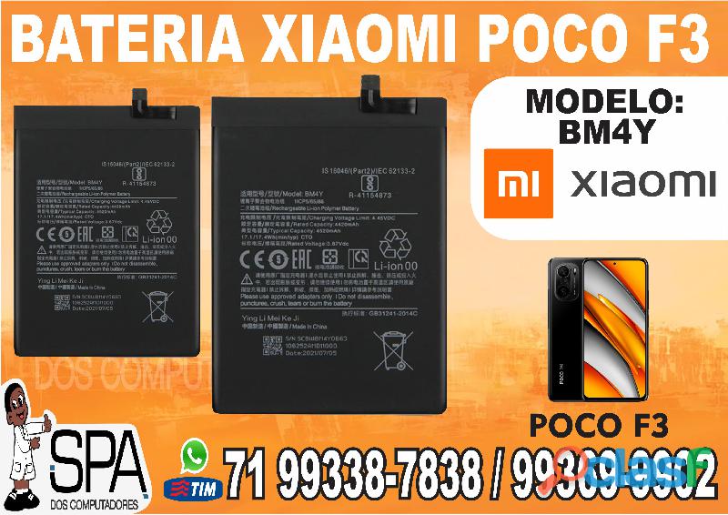 Bateria BM4Y para Xiaomi Poco F3 em Salvador Ba