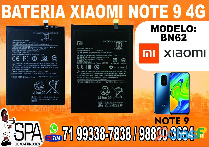 Bateria BN62 para Xiaomi Redmi 9T em Salvador Ba
