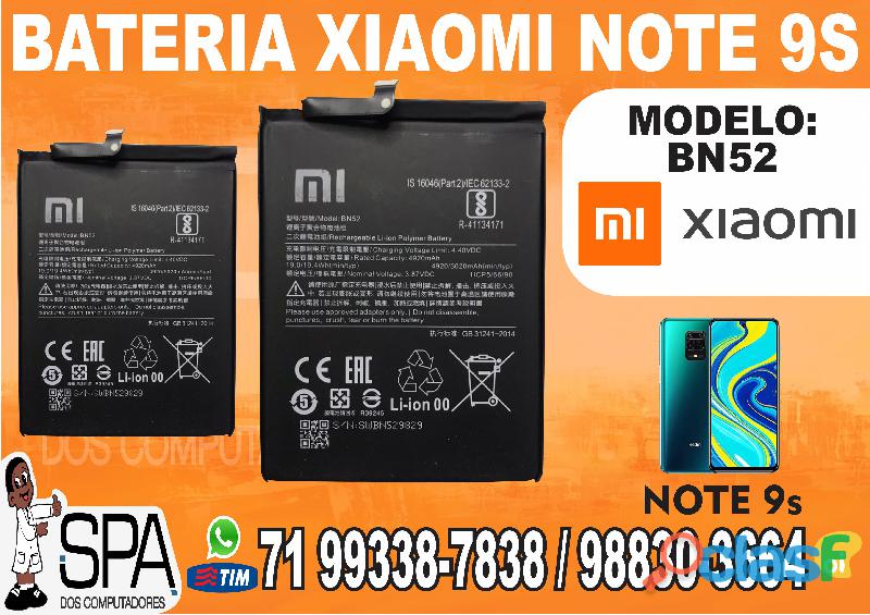Bateria Xiaomi Redmi Note 9s em Salvador Ba