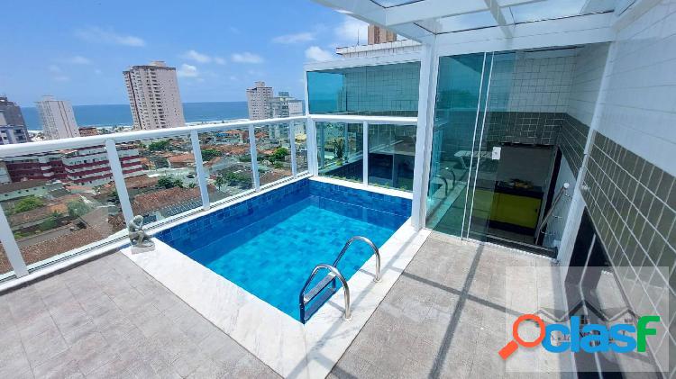 Cobertura duplex com piscina privat de 03 dorm sendo 02