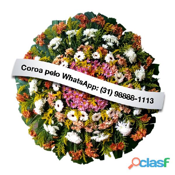 Coroa de flores floricultura entrega coroa Aracaí, São