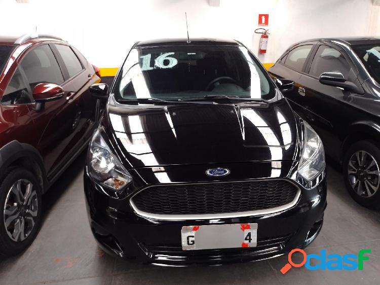 FORD KA 1.0 SESE PLUS TIVCT FLEX 5P PRETO 2016 1.0 FLEX