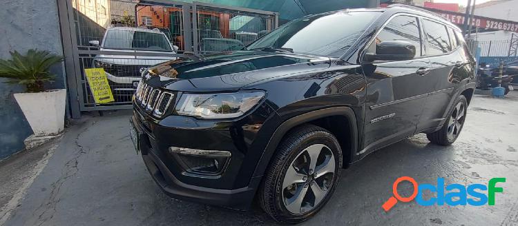 JEEP COMPASS LONGITUDE 2.0 4X2 FLEX 16V AUT. PRETO 2018 2.0