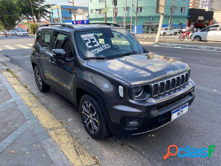JEEP RENEGADE LONG. T270 1.3 TB 4X2 FLEX AUT. CINZA 2023 1.3