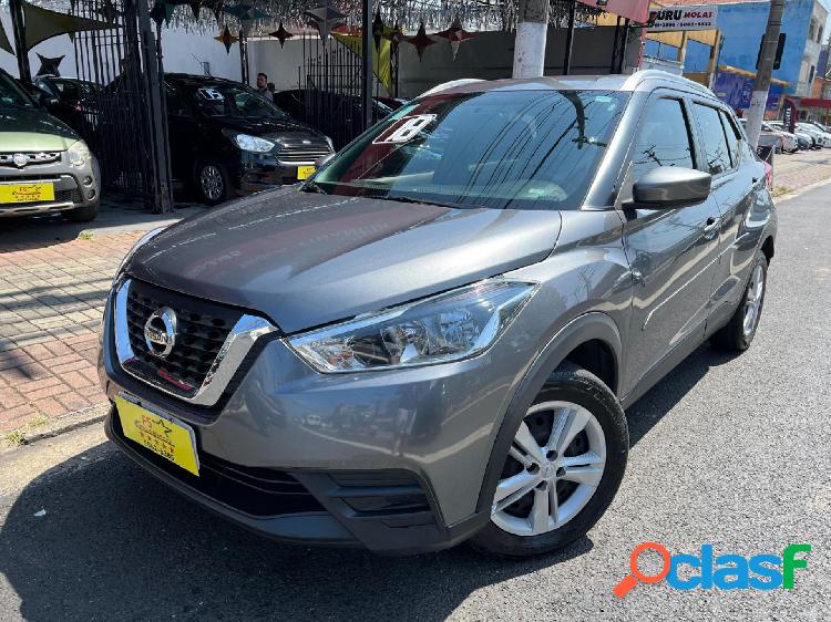 NISSAN KICKS S 1.6 16V FLEX 5P AUT. CINZA 2018 1.6 FLEX