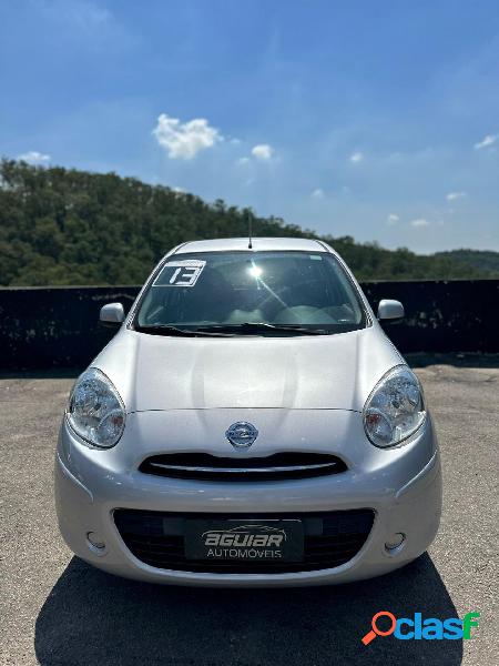 NISSAN MARCH S 1.6 16V FLEX FUEL 5P PRATA 2013 1.6 GASOLINA