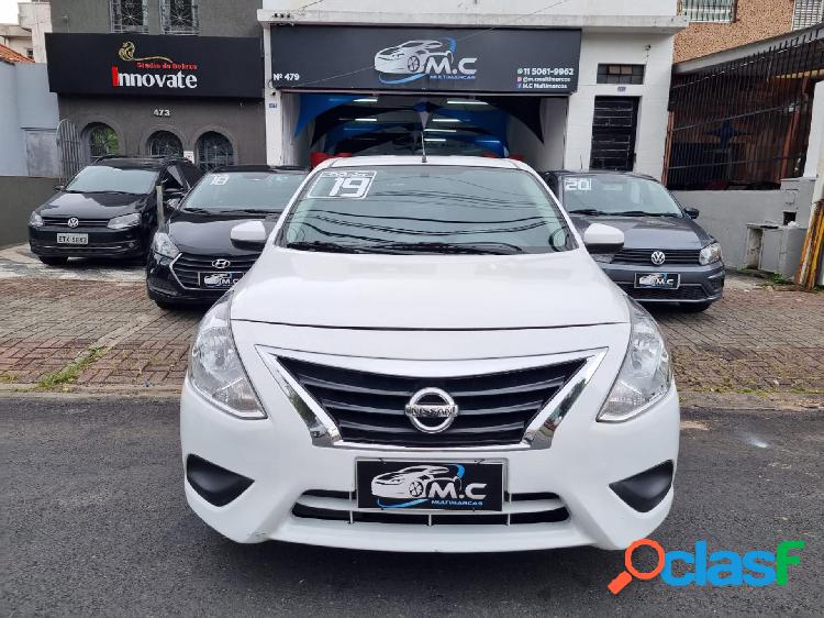 NISSAN VERSA 1.0 12V FLEXSTART 4P MEC. BRANCO 2019 1.0 FLEX