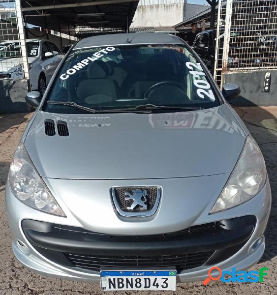 PEUGEOT 207 XR 1.4 FLEX 8V 5P PRATA 2012 1.4 FLEX