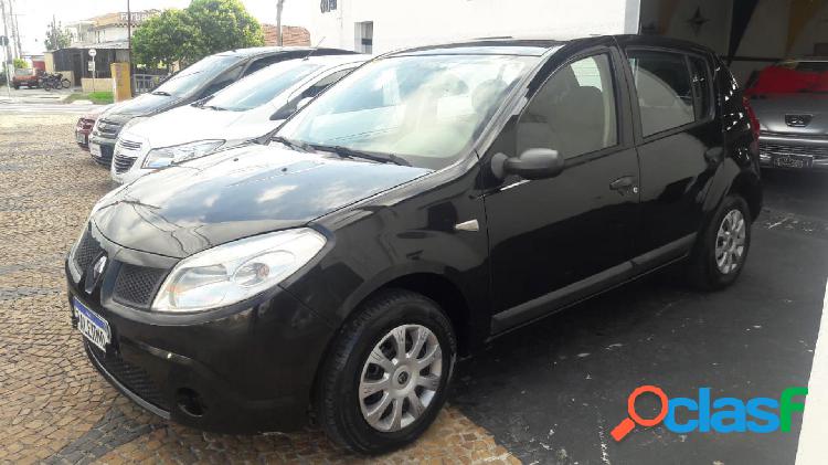 RENAULT SANDERO EXPRESSION HI-FLEX 1.6 8V 5P PRETO 2008 1.6