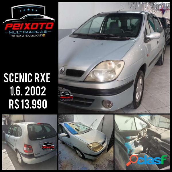 RENAULT SCENIC RXE PRIVILEGE 1.6 16V MEC. PRATA 2002 1.6