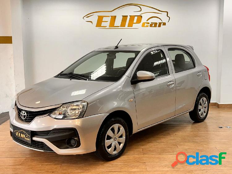 TOYOTA ETIOS X 1.3 FLEX 16V 5P AUT. PRATA 2018 1.3 FLEX