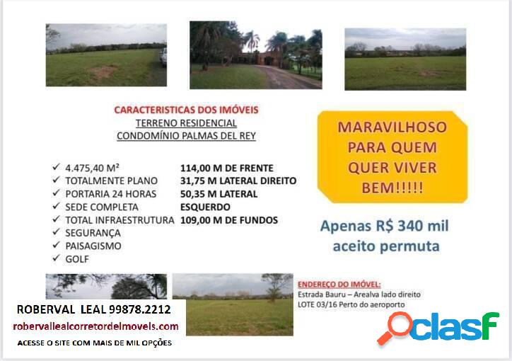 Terreno no Palmas Del Rey 4.475 m²