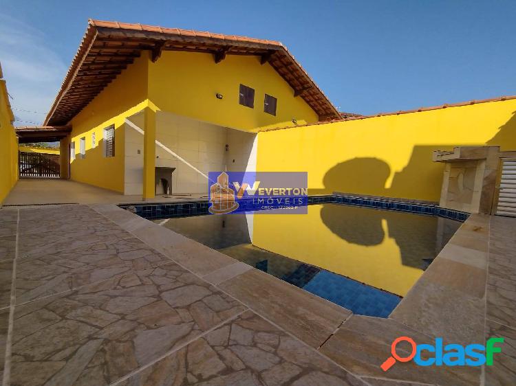 Casa 2dorm.(1 suíte) com piscina R$350.000,00 em MOngaguá