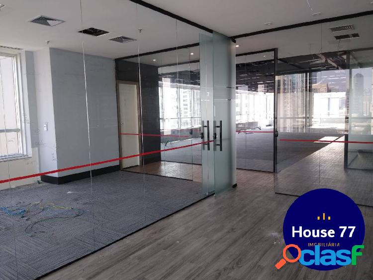 Laje comercial para alugar no Brooklin, pavimento com 436