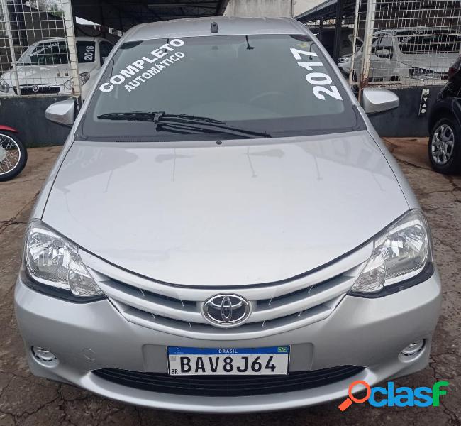 TOYOTA ETIOS XS 1.5 FLEX 16V 5P AUT. PRATA 2017 1.5 FLEX