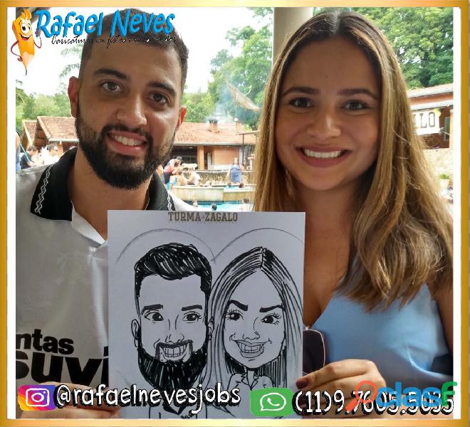 Caricatura ao vivo em festas