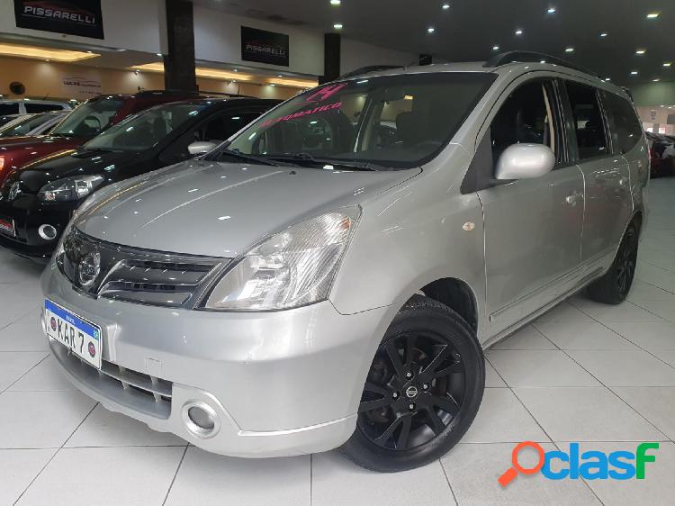 NISSAN LIVINA GRAND SL 1.8 16V FLEX FUEL AUT. PRATA 2014 1.8