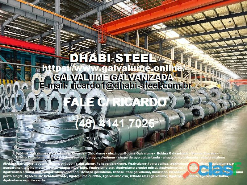 Antes de Fechar Fale sobre Galvalume com a Dhabi Steel